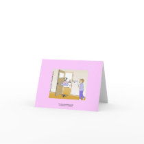 Metaphysics Lab Classic Cartoon Note Card cards
