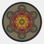 metatron cube mandala sticker