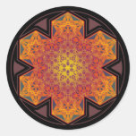 metatron cube star mandala sticker