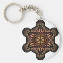 Metatron's Cube - Sacred Geometry Symbol Keychain