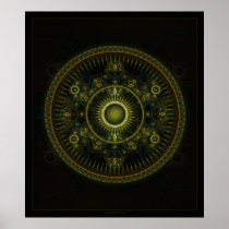 Metatron's Magick Wheel Print