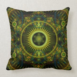 "Metatron's Magick Wheel" Sacred Geometry Pillow