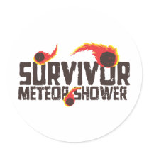 Meteor Shower survivor Sticker