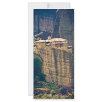 Meteora monastery full color rack card