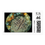 Meteorite JAH 055 thin section Stamp