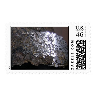 Meteorite Postage Stamps by Minpics