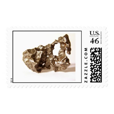 Meteorite Sikhote-Alin Postage Stamp by wwwsikhote