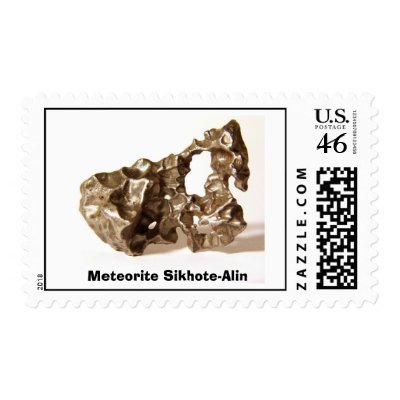 Meteorite Sikhote-Alin Postage Stamps by wwwsikhote