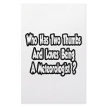 Meteorologist Joke...Two Thumbs Custom Stationery