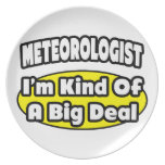 Meteorologist = Kind of a Big Deal Dinner Plate