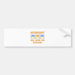 Meteorologist ... Will Work For Cupcakes Bumper Sticker
