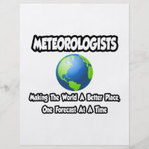 Meteorologists...Making the World a Better Place Full Color Flyer
