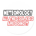 Meteorology...Cool Kids stickers by Meteorologist_Shirts Meteorology...Cool Kids stickers