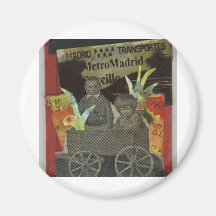 Meter Madrid 2 Fridge Magnet