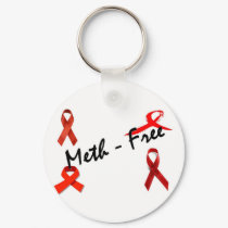 Meth-Free keychains