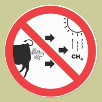 Methane Gas is Bad Sticker