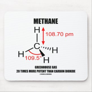 Methane Greenhouse Gas 20 Times More Potent mousepad