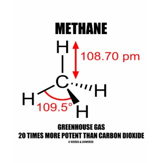 Methane Greenhouse Gas 20 Times More Potent shirt