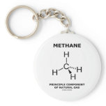 Methane Principle Component Of Natural Gas Key Chain