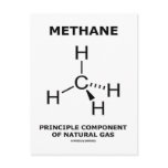Methane Principle Component Of Natural Gas Postcard