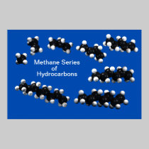 Methane Series of Hydrocarbons poster posters