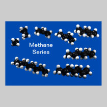 Methane Series of Hydrocarbons poster posters