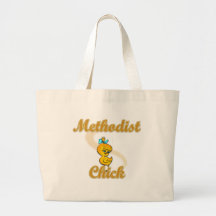 Methodist Chick Tote Bags