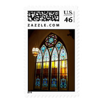 Methodist Church Stain Glass Stamp