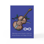 Metis Fiddle Christmas Card