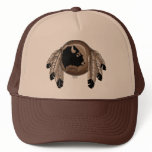 Metis First Nation Cap Buffalo Wildlife Cap Trucker Hat