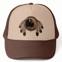 Metis First Nation Cap Buffalo Wildlife Cap hats