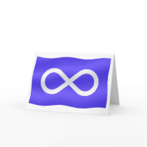 Metis Flag Card Personalized First Nations Card