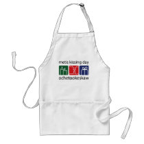 Metis Kissing Day Apron by jojolevac Metis Kissing Day Apron