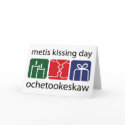Metis Kissing Day Card
