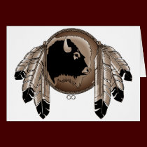 Metis Nation Card First Nations Wildlife Art Card
