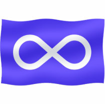 Metis Nation Flag Key Chain  & Gifts photo sculptures