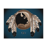 Metis Nation Postcards Buffalo Native Art Cards