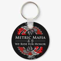 Metric Mafia - We Ride For Honor keychain