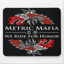 Metric Mafia - We Ride For Honor mousepad mousepads