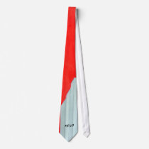 Metro in Red Custom Tie