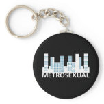 Metro Sexual Black Key Chain