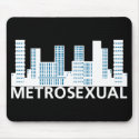 Metro Sexual Black mousepads