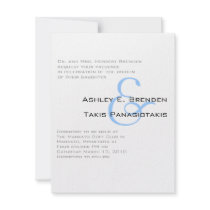 Metro Sheek Wedding Personalized Announcement