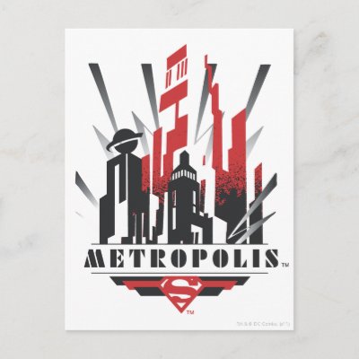 Metropolis Art Deco postcards
