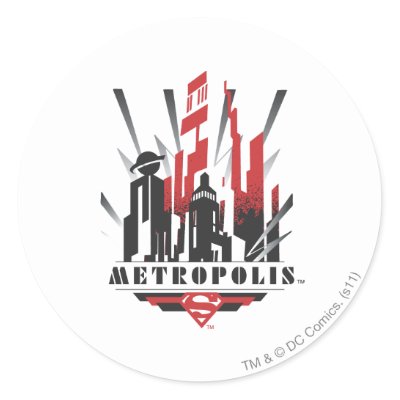 Metropolis Art Deco stickers