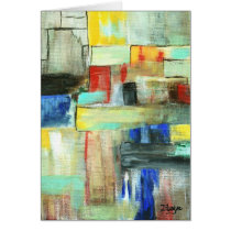 Metropolis  Greeting Note Card From Original Art