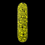 Metropolis II - Black on Yellow skateboards