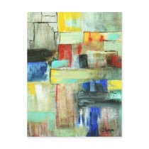 Metropolis  Post Card From Original Painting
