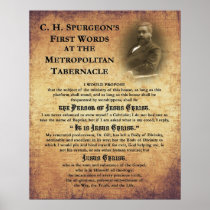 Metropolitan Tabernacle First Words Print