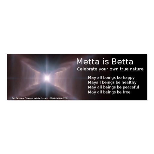 Metta is Betta Business Cards